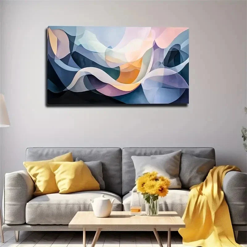 Abstract Patterns Decoration Wall Art Canvas Office Home Room Framed 120x60cm
