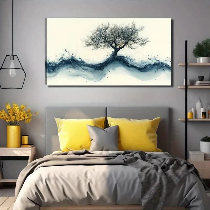 Simple Decorative Paintings Wall Art Canvas Office Home Room Framed 120x60cm