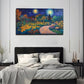 Modern Bohemian Sunflowers Wall Art Canvas Office Home Room Framed 120x60cm