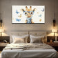 Whimsical Blue Glasses & Water Wall Art Canvas Office Home Room Framed 120x60cm