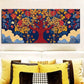 3pcs Vibrant Floral & Tree Paintings Metal Print Ready to Hang Art
