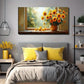 Sunflower Flowers Perfect Wall Art Canvas Office Home Room Framed 80x45cm