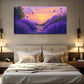 Lavender Fields Sunset Scene Wall Art Canvas Office Home Room Framed 120x60cm