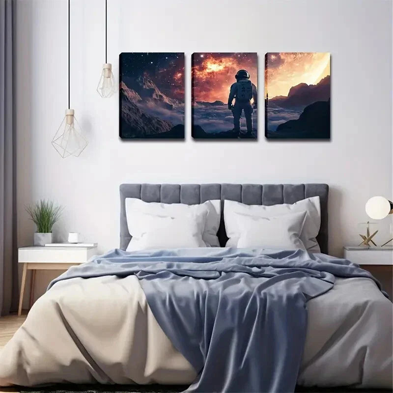 3pcs Magnificent And Spectacular Scenery Wall Art Set Canvas Framed 40x60cm - High Quality Print 100% Australian Made Wall Canvas Ready to Hang