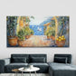 Mediterranean Seaside Lemon Wall Art Canvas Office Home Room Framed 120x60cm