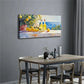 The Balcony Under The Blue Sky Wall Art Canvas Office Home Room Framed 120x60cm