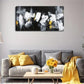 Yellow Minimalist Modern Wall Art Canvas Office Home Room Framed 120x60cm