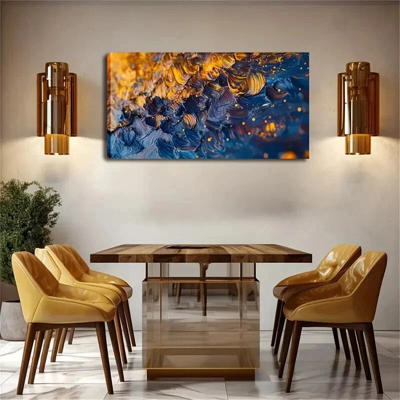 Mainly Presenting Thick Brush Wall Art Canvas Office Home Room Framed 120x60cm