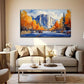 Abstract Roadside Birch Tree Wall Art Canvas Office Home Room Framed 80x45cm