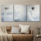 3pcs Abstract Feather Decor Wall Art Set Canvas Framed 40x60cm - High Quality Print 100% Australian Made Wall Canvas Ready to Hang