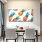 Pineapple Fruit Watercolor Wall Art Canvas Office Home Room Framed 120x60cm