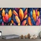 3pcs Vibrant Abstract Swirling Colors Metal Print Ready to Hang Art
