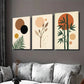 3pcs Modern Abstract Botanical Nature Geometric Wall Art Set Canvas Framed 40x60cm - High Quality Print 100% Australian Made Wall Canvas Ready to Hang