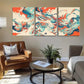 3pcs Mint Swirls Dynamic Contemporary Perfect Wall Art Set Canvas Framed 40x60cm - High Quality Print 100% Australian Made Wall Canvas Ready to Hang