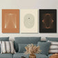 3pcs Abstract Line Art, Line Geometry, Minimalism Metal Print Ready to Hang Art