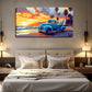 Depicting A For Man Wearing Wall Art Canvas Office Home Room Framed 120x60cm