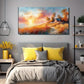 Beautiful Scenery Under Wall Art Canvas Office Home Room Framed 80x45cm