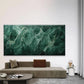 Elegant Green Marble Texture Wall Art Canvas Office Home Room Framed 120x60cm
