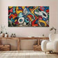 Contemporary Bold Patterns Wall Art Canvas Office Home Room Framed 120x60cm