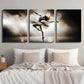 3pcs Ballet Dancing Girl Wall Art Set Canvas Framed 40x60cm - High Quality Print 100% Australian Made Wall Canvas Ready to Hang