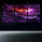 3pcs Turbulent Sea Storm Design Metal Print Ready to Hang Art