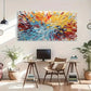 Minimalist Graffiti-Inspired Wall Art Canvas Office Home Room Framed 120x60cm