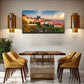 Roof Architectural Cluster Wall Art Canvas Office Home Room Framed 80x45cm
