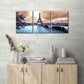 3pcs Paris Cityscape Tower City Skyline Metal Print Ready to Hang Art