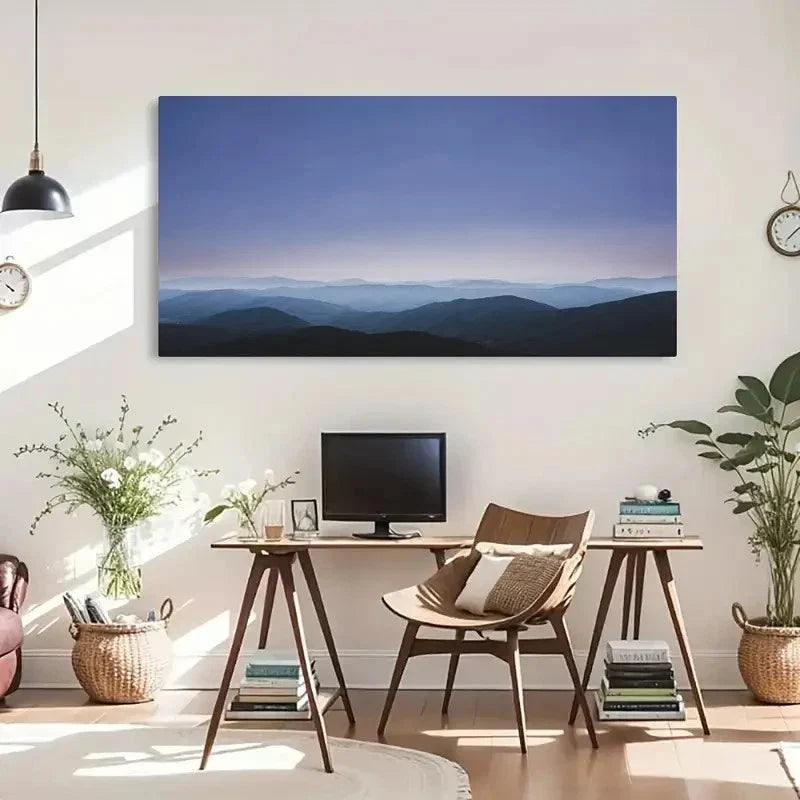 Nature Scenery Mountain & Sky Wall Art Canvas Office Home Room Framed 120x60cm