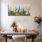Thick Brush Outline Yellow Flow Wall Art Canvas Office Home Room Framed 120x60cm
