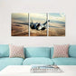 3pcs Military Theme Fighter Jet Metal Print Ready to Hang Art