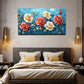 Noble And Beautiful Roses Wall Art canvas office home room framed 120x60cm