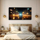 Futuristic Cityscape Wall Art Canvas Office Home Room Framed 80x45cm