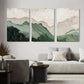 3pcs Modern Boho Desert Landscape Metal Print Ready to Hang Art