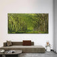 Forest Tree Tunnel with River Wall Art Canvas Office Home Room Framed 120x60cm