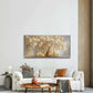 Golden Blossoms, Spring-Themed Wall Art Canvas Office Home Room Framed 120x60cm