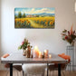 Rustic Sunflower Field Houses Wall Art Canvas Office Home Room Framed 120x60cm