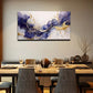Purple and Golden Color Wall Art canvas office home room framed 120x60cm