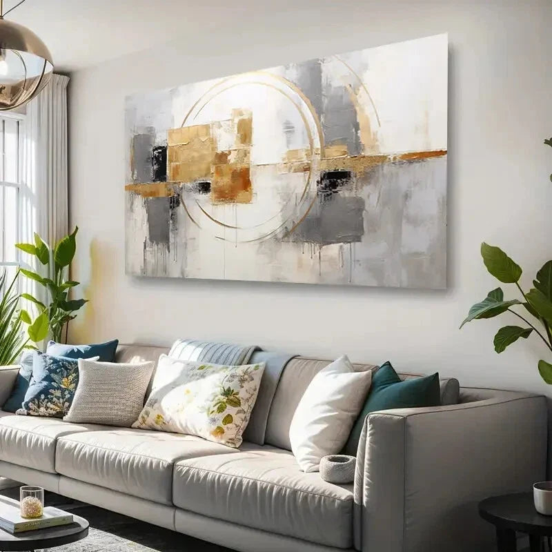 Odorless Neutral-Toned Design Wall Art Canvas Office Home Room Framed 120x60cm