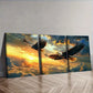 3pcs Eagle Framed Canvas Sky Nature  Wall Art Set Canvas Framed 40x60cm - High Quality Print 100% Australian Made Wall Canvas Ready to Hang