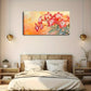 Vibrant Red Flowers Green Leave Wall Art Canvas Office Home Room Framed 120x60cm