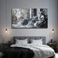 Unique Italian Sculpture Wall Art Canvas Office Home Room Framed 80x45cm