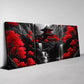 3pcs Japanese Pagoda & Cherry Blossom Wall Art Set Canvas  Framed 40x60cm - High Quality Print 100% Australian Made Wall Canvas Ready to Hang