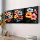 3pcs Featuring Hibiscus Flowers, Floral Wall Art Set Canvas Framed 40x60cm - High Quality Print 100% Australian Made Wall Canvas Ready to Hang