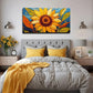 Super Large Sunflower Wall Art Canvas Office Home Room Framed 80x45cm