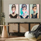 3pcs  Pop - Art Bubblegum Triptych   Wall Art Set Canvas Framed 40x60cm - High Quality Print 100% Australian Made Wall Canvas Ready to Hang