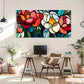 Featuring Blend Gradient Vivid Wall Art Canvas Office Home Room Framed 120x60cm