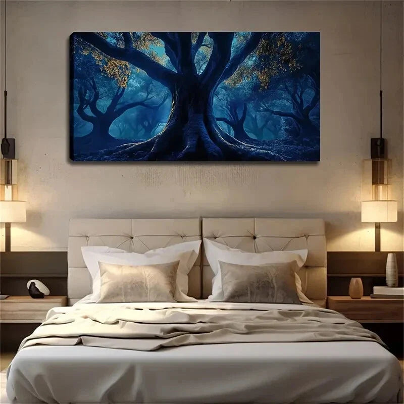 Close-Up of A Thick Tree Root Wall Art Canvas Office Home Room Framed 120x60cm