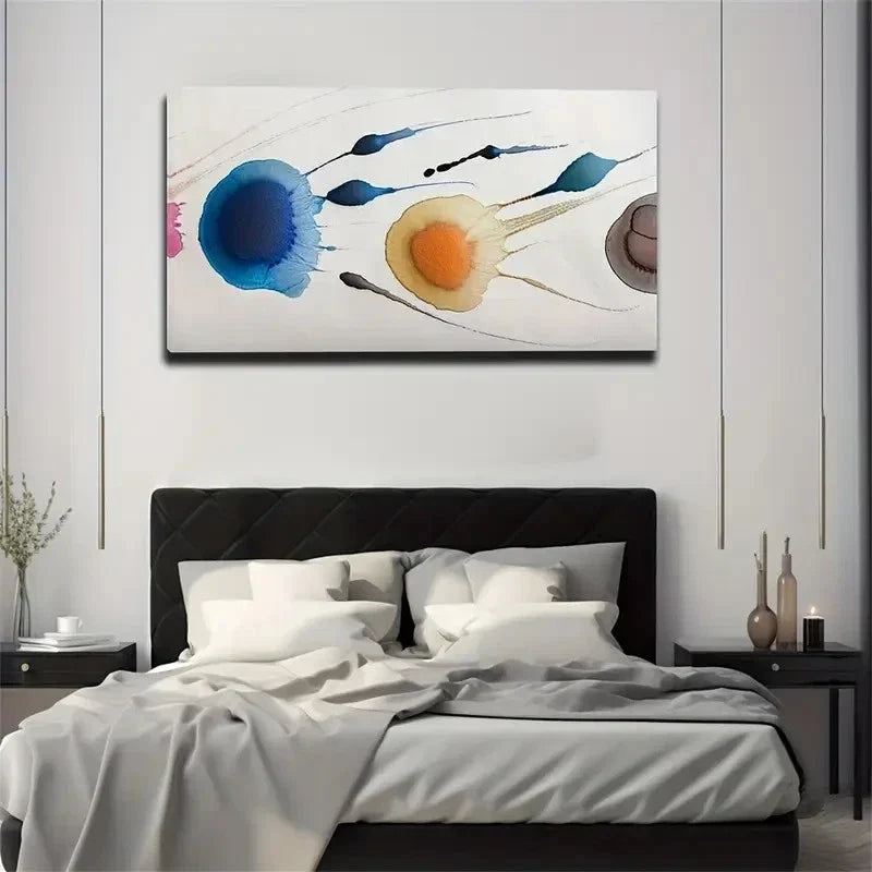 White Paper Like Eggs Wall Art Canvas Office Home Room Framed 80x45cm