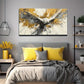 Majestic Eagle Bold Brushstroke Wall Art Canvas Office Home Room Framed 120x60cm